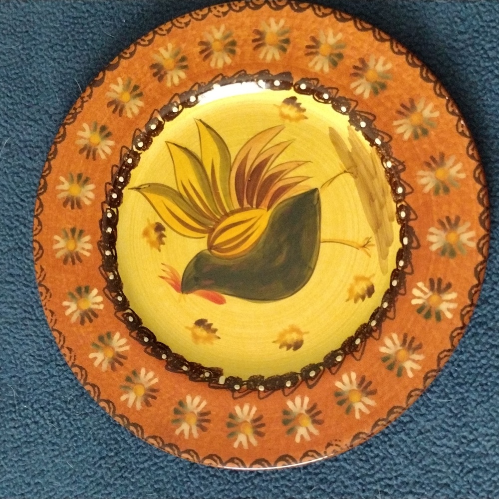 Decorative Rooster plate